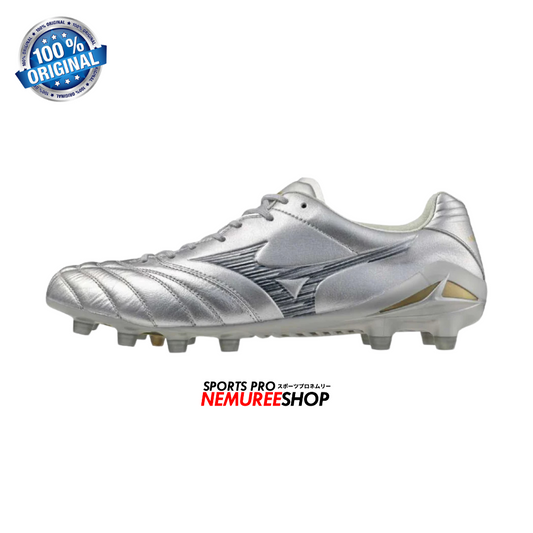 MIZUNO Football Shoes MONARCIDA NEO 3 ELITE (GALAXY SILVER/GOLD/8605C) - Nemuree Shop - Online Sports Store