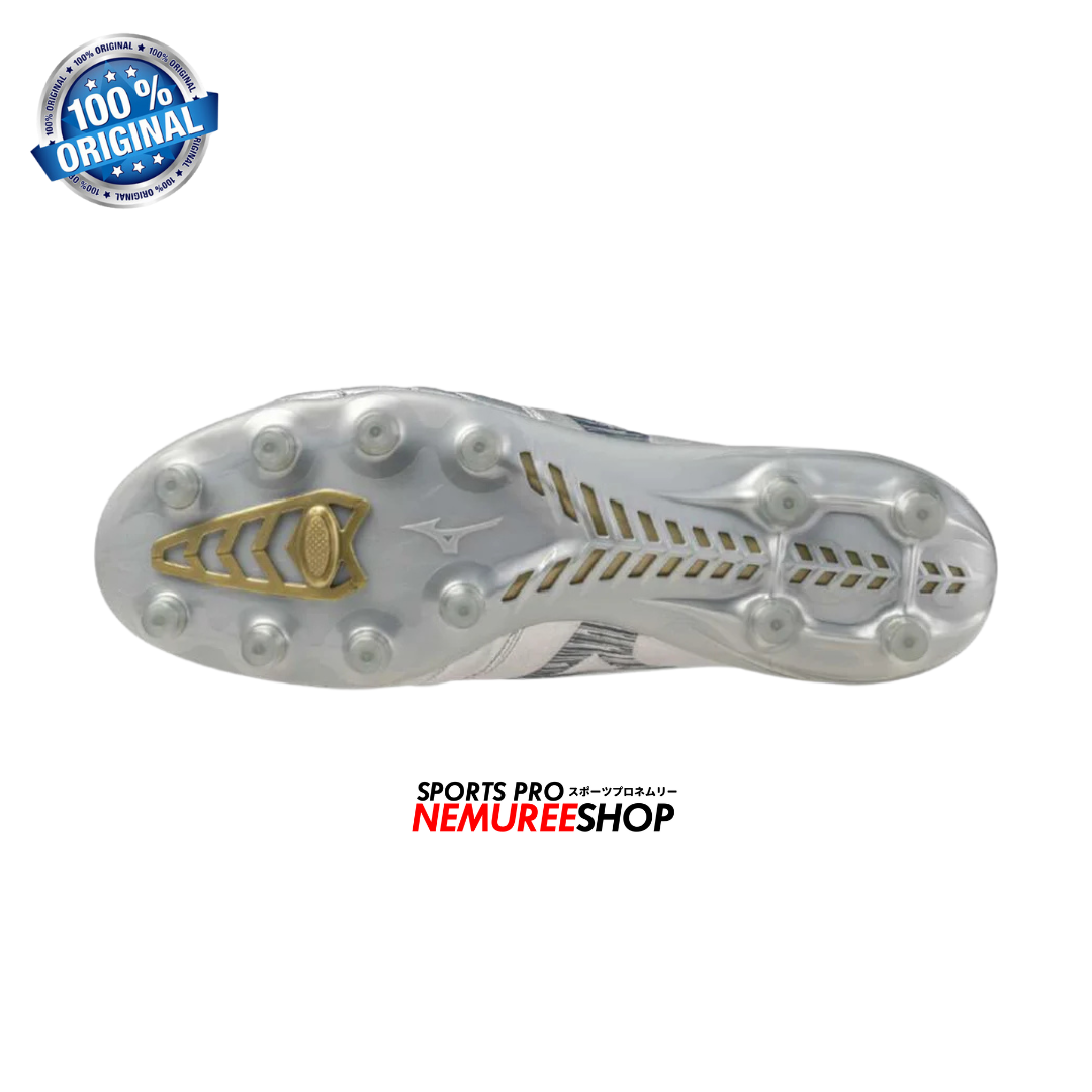 MIZUNO Football Shoes MONARCIDA NEO 3 ELITE (GALAXY SILVER/GOLD/8605C) - Nemuree Shop - Online Sports Store