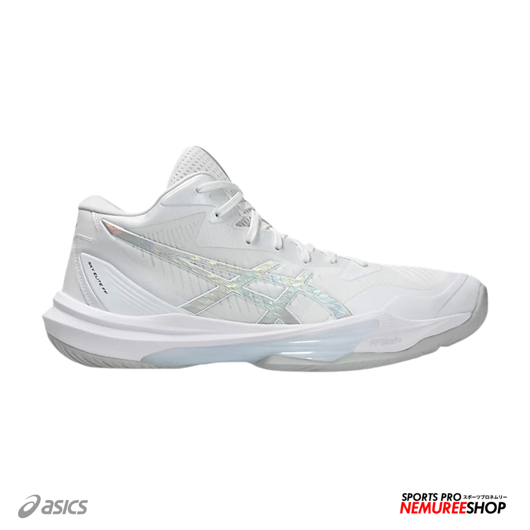 ASICS Volleyball Shoes SKY ELITE FF MT 3 (WHITE / PURE SILVER) - Nemuree Shop - Online Sports Store