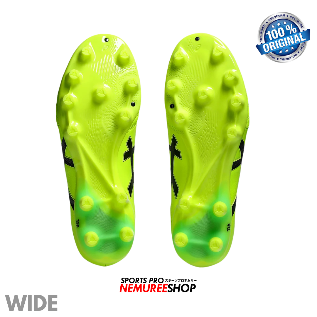 ASICS Football Shoes DS LIGHT PRO WIDE (SAFETY YELLOW/BLACK) - Nemuree Shop - Online Sports Store