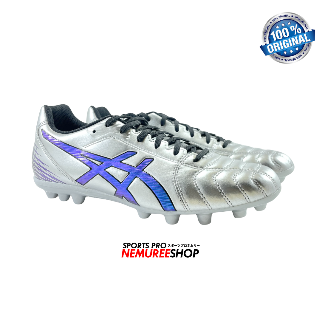 ASICS Soccer Shoes DS LIGHT CLUB AG (PURE SILVER/DIRECTOIRE BLUE) - Nemuree Shop - Online Sports Store