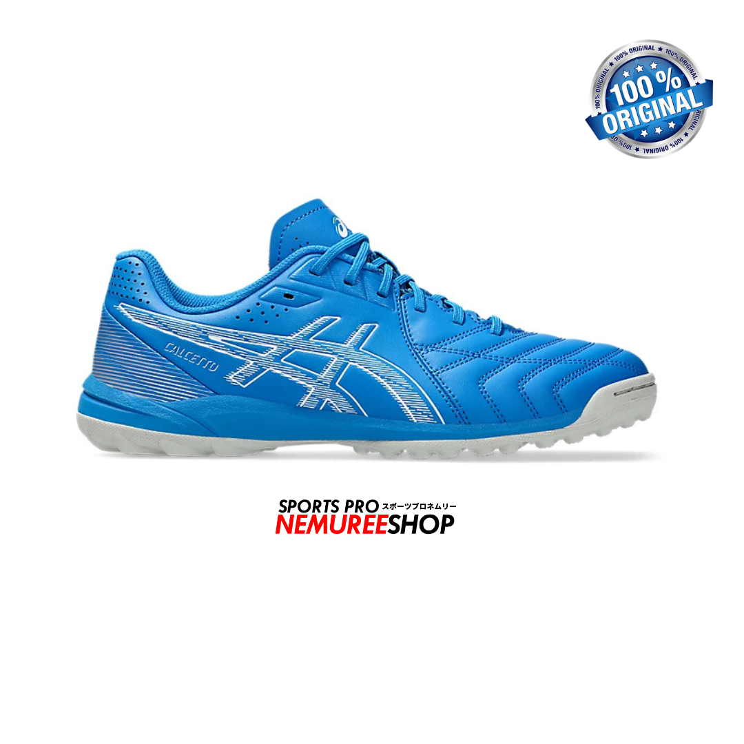 ASICS Futsal Shoes CALCETTO WD 9 TF (DIRECTOIRE BLUE/WHITE) - Nemuree Shop - Online Sports Store