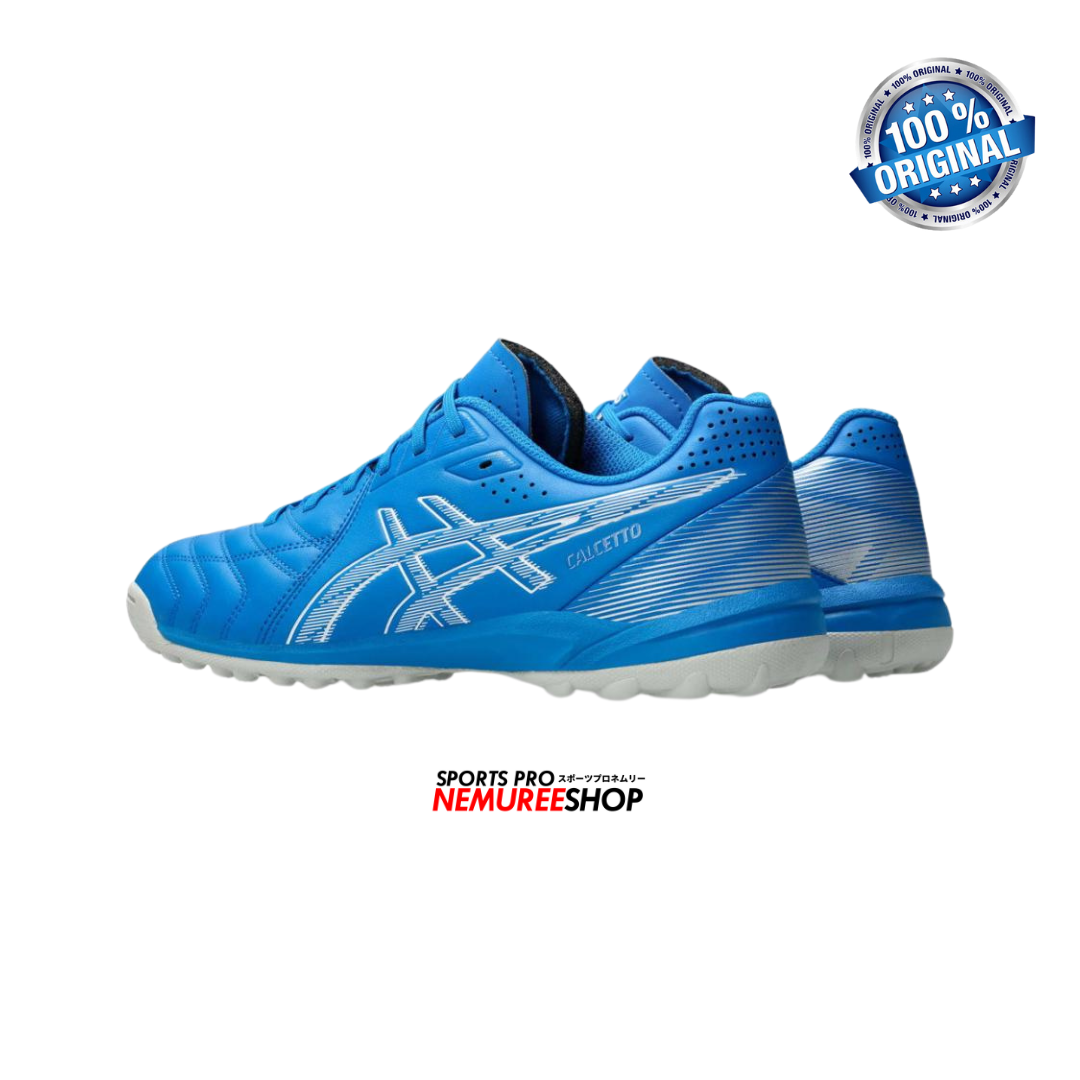 ASICS Futsal Shoes CALCETTO WD 9 TF (DIRECTOIRE BLUE/WHITE) - Nemuree Shop - Online Sports Store