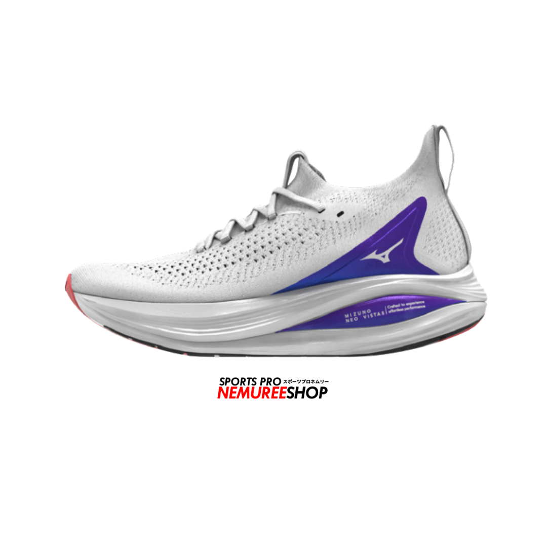 MIZUNO Running Shoes NEO VISTA 2 (WHITE/IRIS BLOOM) - Nemuree Shop - Online Sports Store