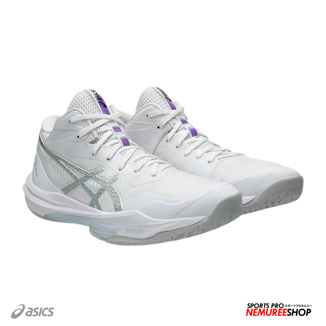 ASICS Volleyball Shoes SKY ELITE FF MT 3 (WHITE / PURE SILVER)