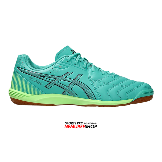 ASICS Futsal Shoes CALCETTO WD 9 (AURORA GREEN / MIDNIGHT)