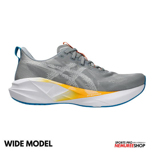 ASICS Running Shoes NOVABLAST 5 WIDE (GRAVEL/WHITE)