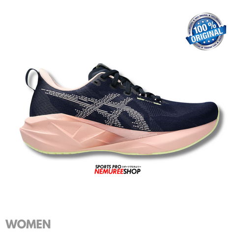ASICS Women Running Shoes NOVABLAST 5 WOMEN (MIDNIGHT/BREEZE)