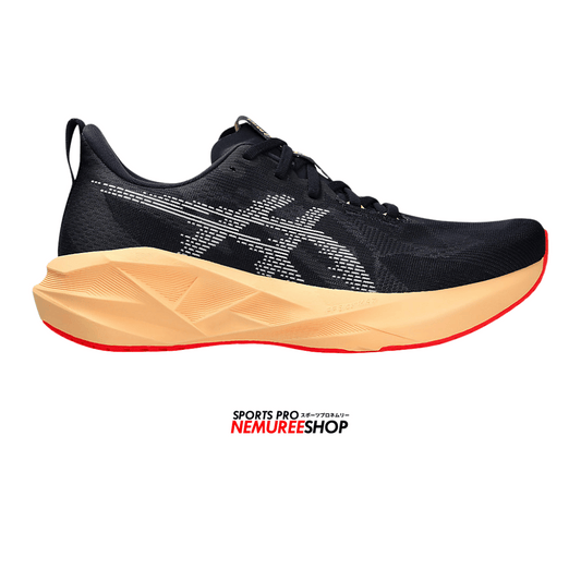 ASICS Running Shoes NOVABLAST 5 (MIDNIGHT / ORANGE GLOW) - Nemuree Shop - Online Sports Store