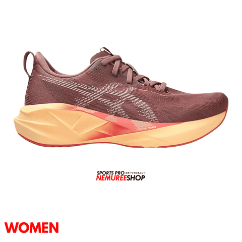 ASICS Women Running Shoes NOVABLAST 5 WOMEN (RUBBLE RED / FAWN) - Nemuree Shop - Online Sports Store