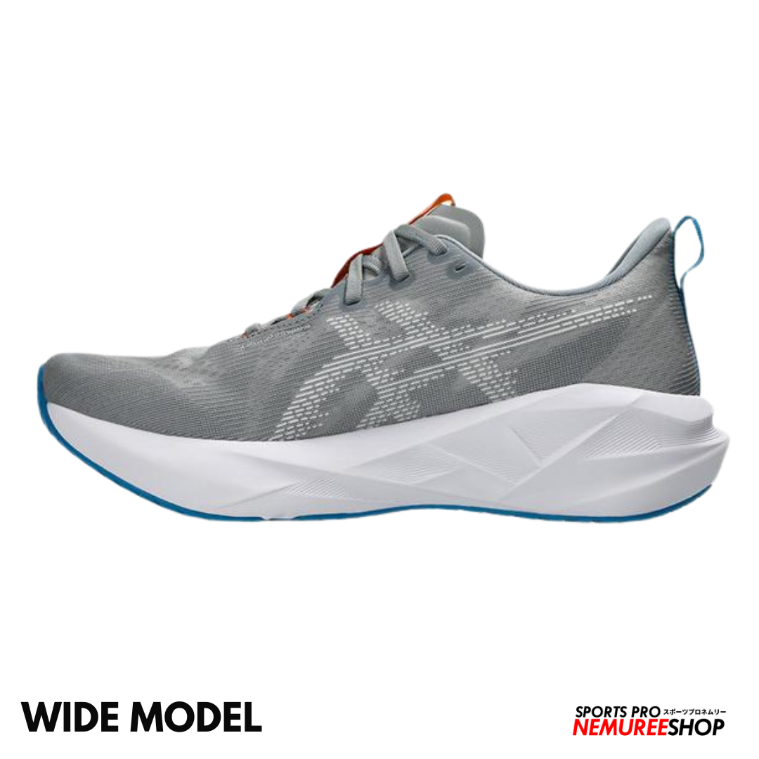 ASICS Running Shoes NOVABLAST 5 WIDE (GRAVEL/WHITE)