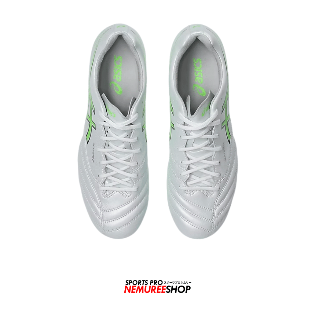 ASICS Football Shoes DS LIGHT X-FLY PRO 3 (WHITE / GREEN GECKO) - Nemuree Shop - Online Sports Store