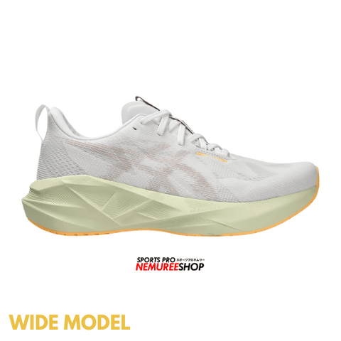 ASICS Running Shoes NOVABLAST 5 WIDE (WHITE/FAWN)