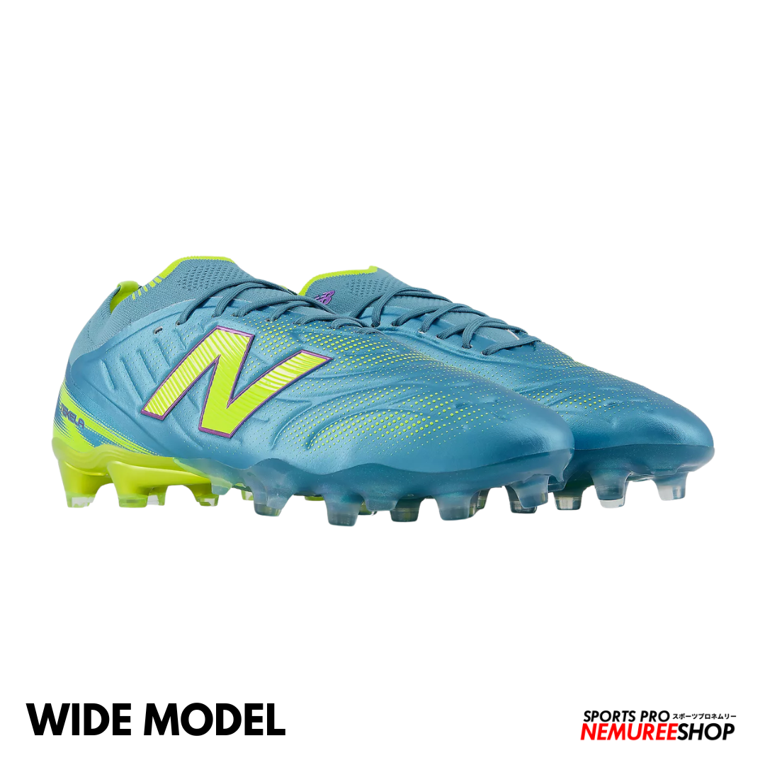 NEW BALANCE Football Shoes TEKELA ELITE FG V5 WIDE (METALIC BLUE / ALKALINE GREEN / NAVY)