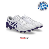 ASICS Football Shoes DS LIGHT X-FLY 5 (WHITE/GENTRY PURPLE) - Nemuree Shop - Online Sports Store