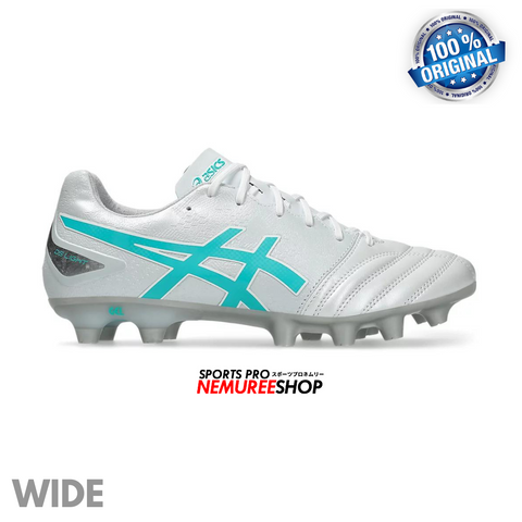 ASICS Football Shoes DS LIGHT ADVANCE WIDE (WHITE/SEA GLASS) - Nemuree Shop - Online Sports Store