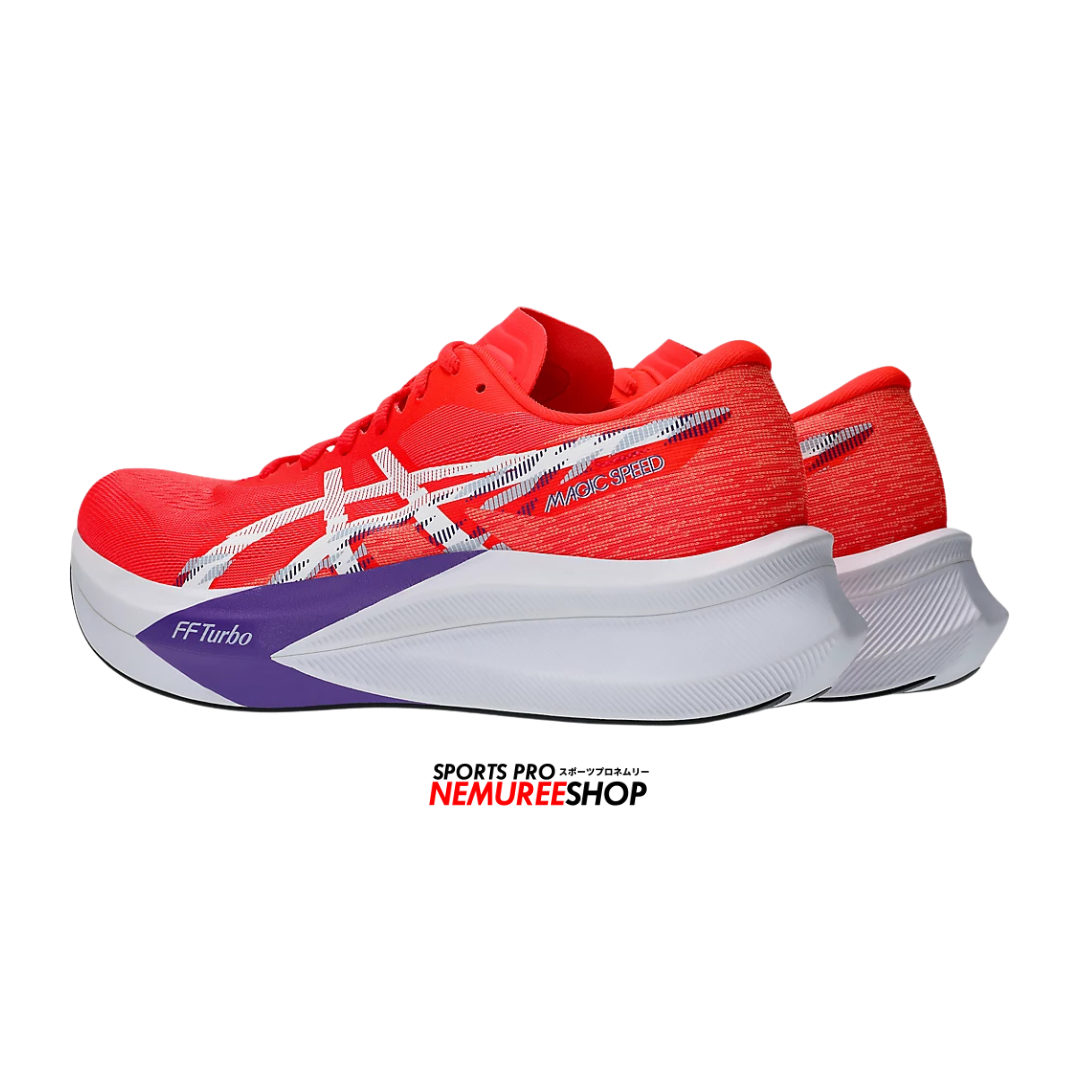 ASICS Running Shoes MAGIC SPEED 4 (FLASH RED/WHITE) - Nemuree Shop - Online Sports Store