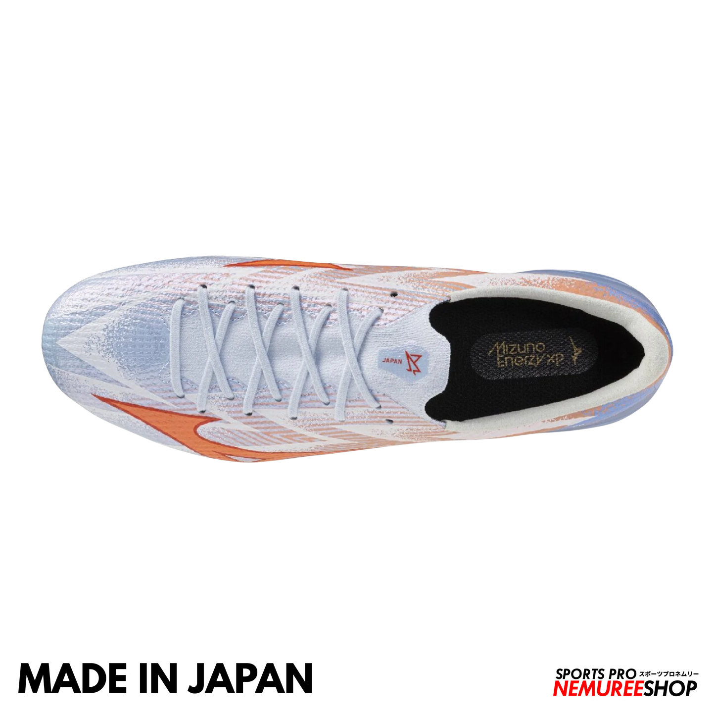 MIZUNO Football Shoes ALPHA 3 JAPAN (BLUE FINCH/CORNFLOWER BLUE/LAVA ORANGE)