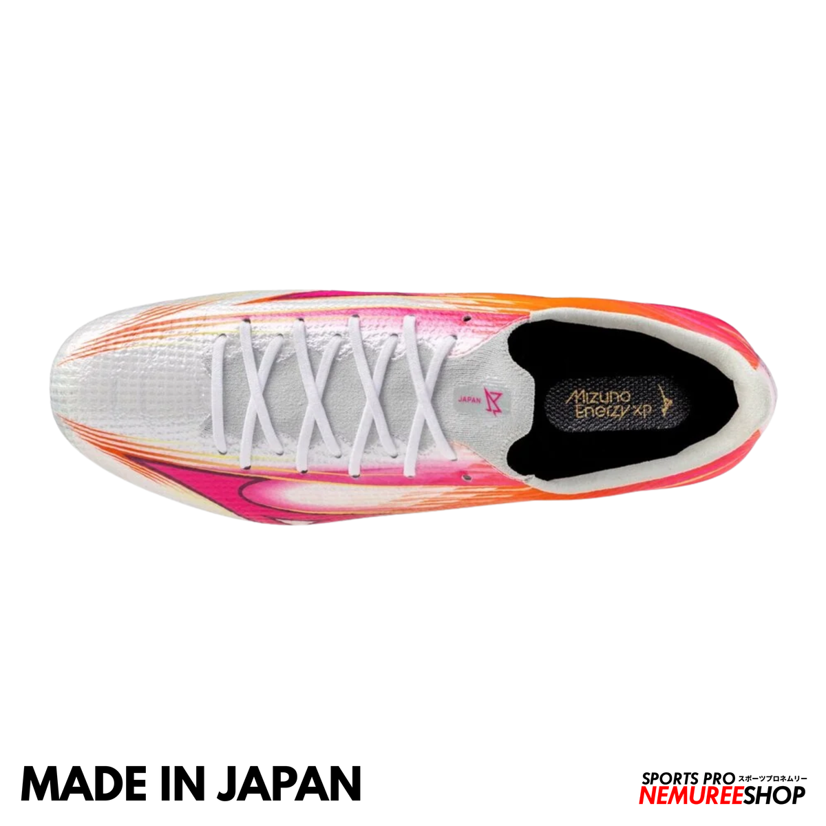 MIZUNO Football Shoes ALPHA 3 JAPAN AG (WHITE/FUCHSIA PURPLE)