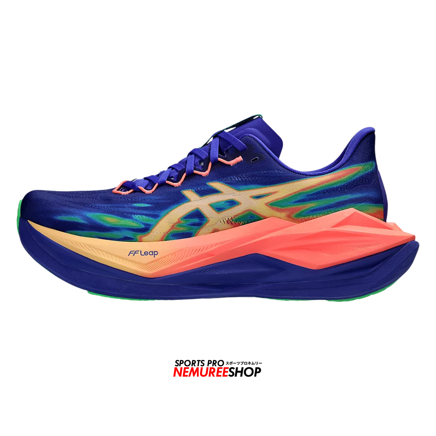 ASICS Running Shoes SUPERBLAST 3 (COBALT BURST/LIGHT ORANGE) - Nemuree Shop - Online Sports Store