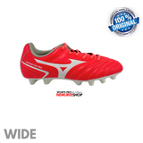 MIZUNO Soccer Shoes MONARCIDA NEO 2 SELECT JR (FIERY CORAL/WHITE) - WIDE - Nemuree Shop - Online Sports Store