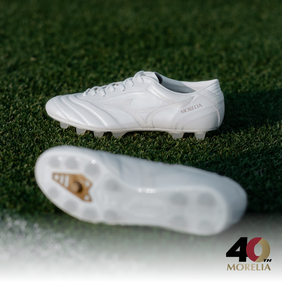 MIZUNO Soccer Shoes MORELIA UL JAPAN 40TH (WHITE/WHITE) – Nemuree