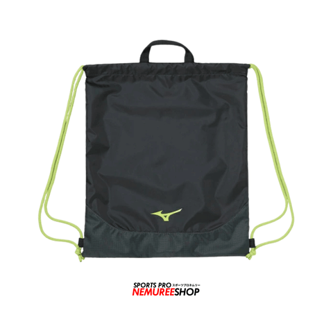 MIZUNO Accessories LAUNDRY BAG (BLACK/LIME)