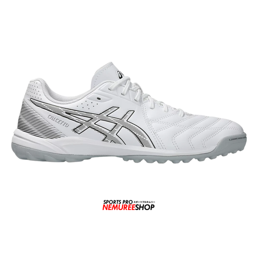 ASICS Futsal Shoes CALCETTO WD 9 TF (WHITE/GUNMETAL) - Nemuree Shop - Online Sports Store