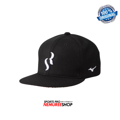 MIZUNO Accessories SR4 FLAT CAP UNISEX (BLACK) - Nemuree Shop - Online Sports Store