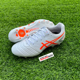 ASICS Soccer Shoes DS LIGHT CLUB+ (WHITE/SHOCKING ORANGE) - Sports Pro Nemuree Shop - Online Sports Store