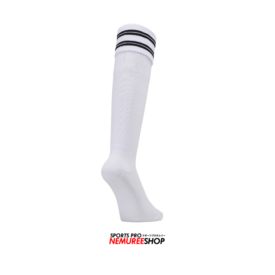 MIZUNO Accessories LINE SOCKS (WHITE/BLACK) - Nemuree Shop - Online Sports Store