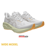 ASICS Running Shoes NOVABLAST 5 WIDE (WHITE/FAWN)