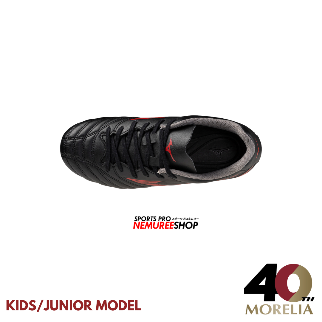 MIZUNO Football Shoes MONARCIDA NEO 3 SELECT JR (BLACK / MORELIA 40TH RED) - Nemuree Shop - Online Sports Store
