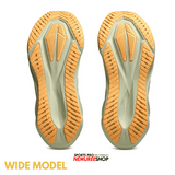 ASICS Running Shoes NOVABLAST 5 WIDE (WHITE/FAWN)