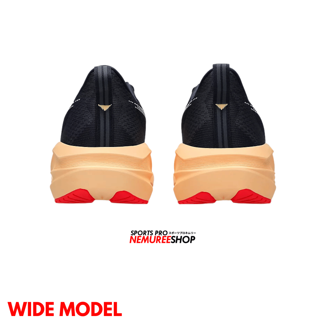 ASICS Running Shoes NOVABLAST 5 WIDE (MIDNIGHT / ORANGE GLOW) - Nemuree Shop - Online Sports Store