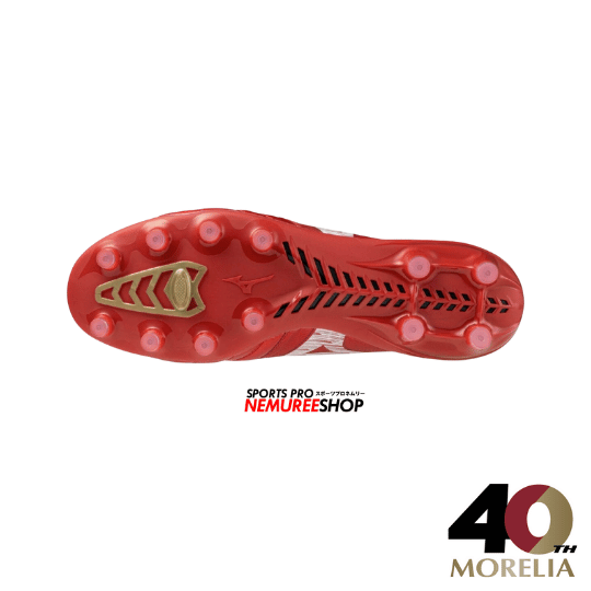 MIZUNO Football Shoes MORELIA NEO 4 BETA ELITE (MORELIA 40TH RED/WHITE/BLACK) - Nemuree Shop - Online Sports Store
