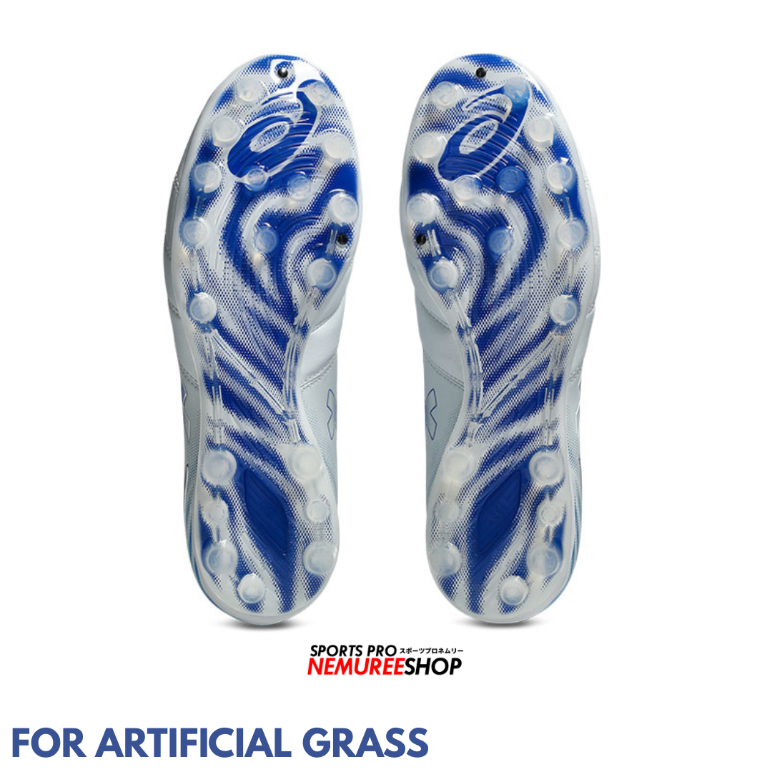 ASICS Football Shoes DS LIGHT PRO AG (WHITE/ASICS BLUE) - Nemuree Shop - Online Sports Store