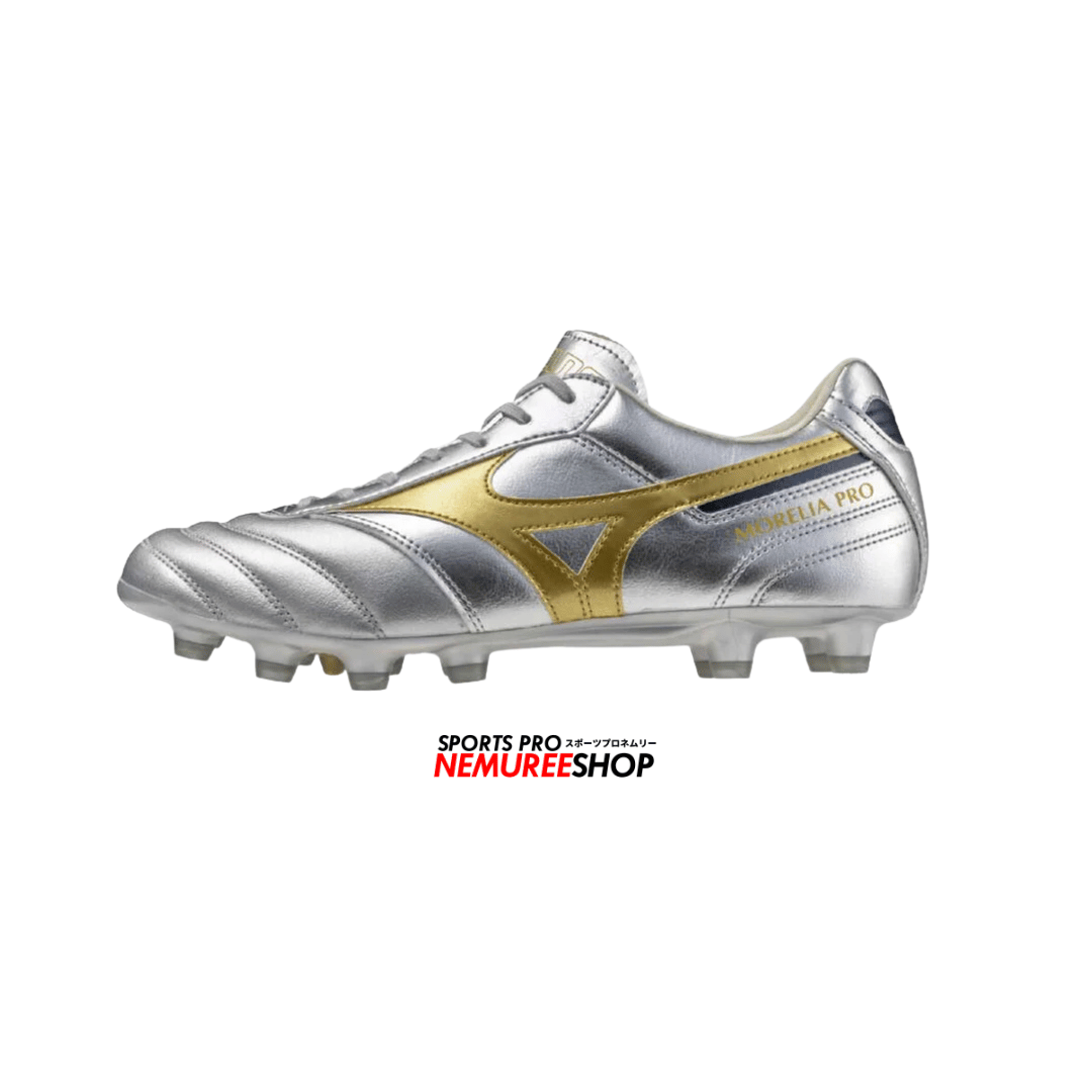 MIZUNO Football Shoes MORELIA 2 PRO (GALAXY SILVER / GOLD / GOLD) - Nemuree Shop - Online Sports Store