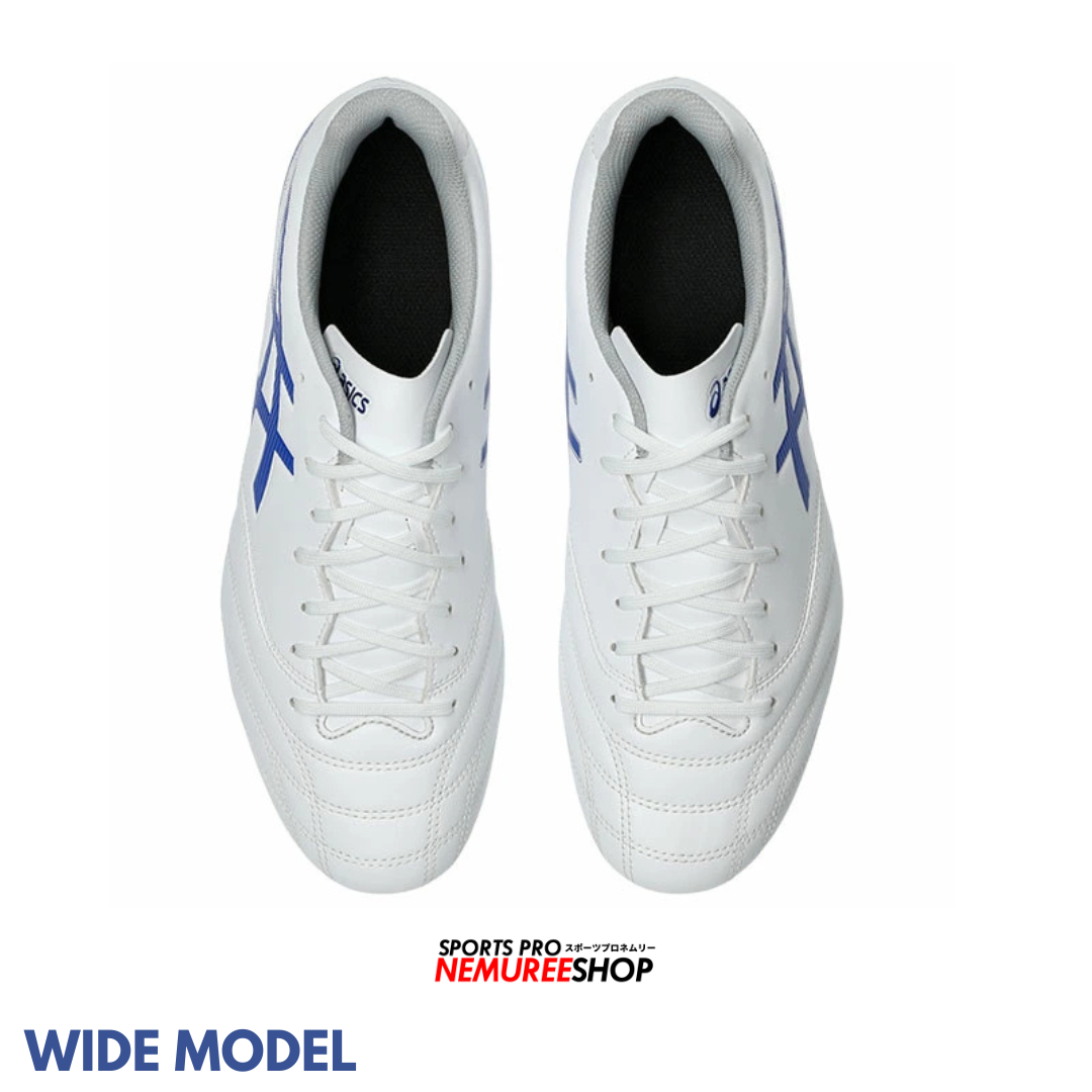 ASICS Football Shoes DS LIGHT CLUB WIDE (WHITE/ASICS BLUE) - Nemuree Shop - Online Sports Store