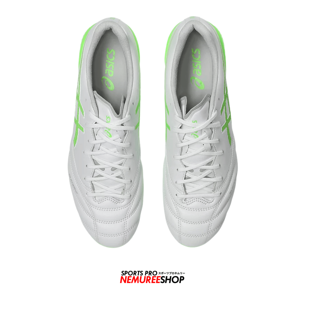 ASICS Football Shoes DS LIGHT X-FLY 6 (WHITE/GREEN GECKO ASICS Football Shoes DS LIGHT X-FLY 6 (WHITE/GREEN GECKO