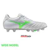 MIZUNO Football Shoes MONARCIDA NEO 3 WIDE PRO (WHITE / NEON GREEN)