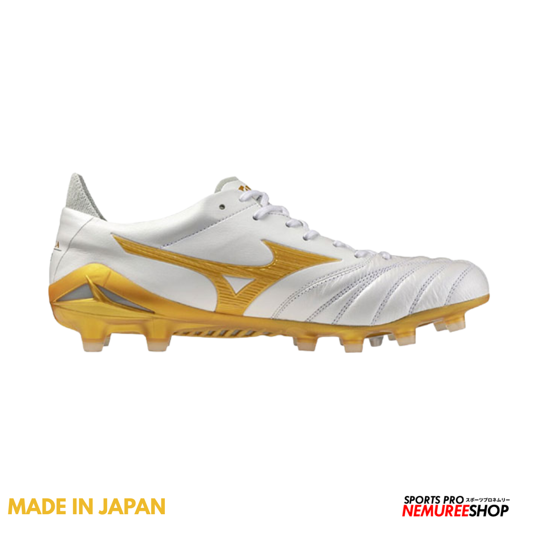 MIZUNO Football Shoes MORELIA NEO 4 JAPAN (WHITE / GOLD)