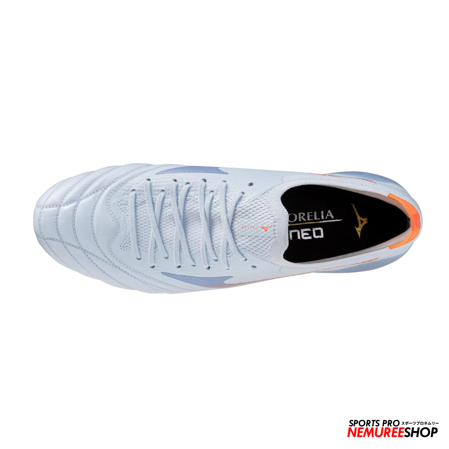 MIZUNO Football Shoes MORELIA NEO 5 BETA ELITE (BLUE FINCH/CORNFLOWER BLUE/LAVA ORANGE)