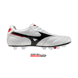 MIZUNO Football Shoes MORELIA 2 ELITE (WHITE/BLACK/CHINESE RED)