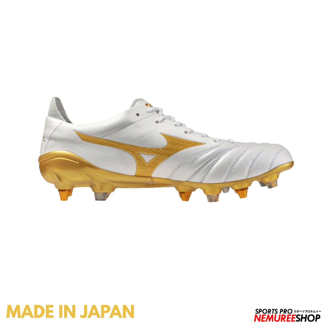 MIZUNO Football Shoes MORELIA NEO 4 JAPAN MIX (WHITE / GOLD)