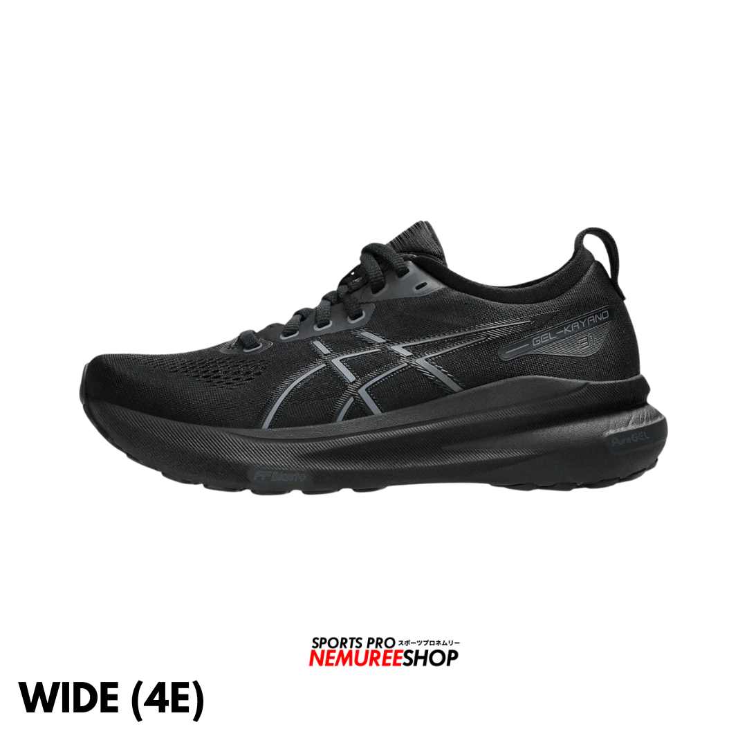 ASICS Running Shoes GEL-KAYANO 31 EXTRA WIDE 4E (BLACK/BLACK)