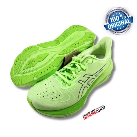 ASICS Running Shoes NOVABLAST 4 (ILLUMINATE GREEN/LIME BURST) - Sports Pro Nemuree Shop - Online Sports Store