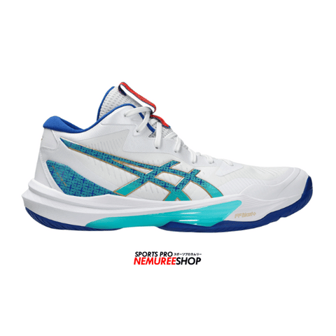ASICS Volleyball Shoes SKY ELITE FF MT 3 (WHITE/ASICS BLUE)
