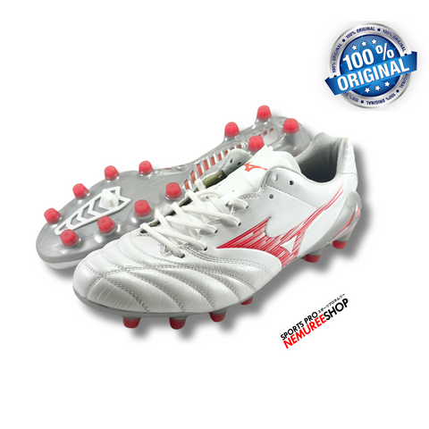 MIZUNO Soccer Shoes MONARCIDA NEO 3 ELITE (WHITE/RADIANT RED) - Nemuree Shop - Online Sports Store