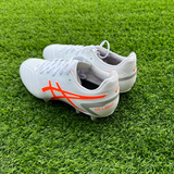 ASICS Soccer Shoes DS LIGHT CLUB+ (WHITE/SHOCKING ORANGE) - Sports Pro Nemuree Shop - Online Sports Store